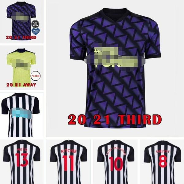 

20 21 new castle ritchie soccer jerseys home away third united joelinto manchester 2020 2021 home lascelles shelvey football shirts, Black;yellow