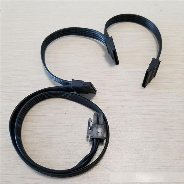 

10pcs/lot haiyun km3 series sata module hige quality power cable 6pin ide to 3 x sata adapter splitter cable