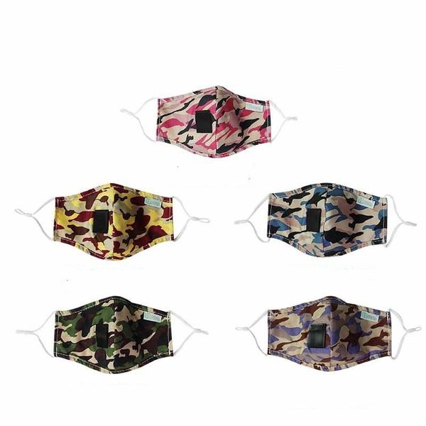 

camouflage respirator drinking mouth face masks cotton breathing mascherine fashion reusable custom kid dust protect 3 95yp c2