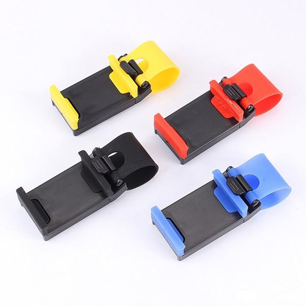 

universal car phone holder steering wheel bike clip mount mobile phone stand socket for smartphone mp4 gps bicycle phone bracket