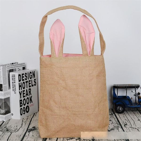 

easter gift bag rabbit ears bunny bag easter sunday decoration bags party supplies burlap celebration gifts