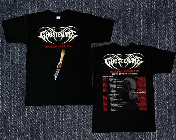 

new limited ghostemane - europe tour 2019 логотипа на мужской черной майке