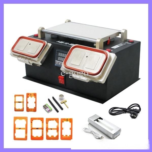 

built-in vacuum pump touch screen separator middle bezel frame separate split machine mold for iphone samsung lcd glass repair seperator set
