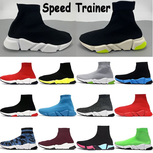 

speed trainer mens socks shoes black white red blue pink yellow green volt high royal volt beige oreo olive men women running sneakers