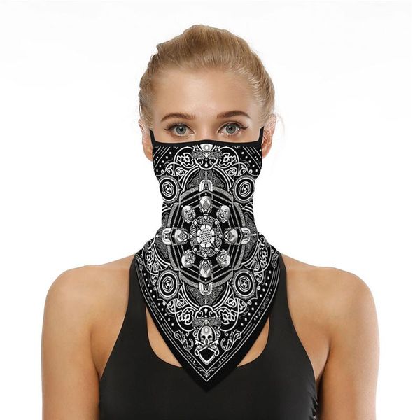 

Outdoor Print Seamless Ear Mouth Face Breathable Sports Scarf Neck Tube Dustproof Riding Face Washable Party Favors In stock