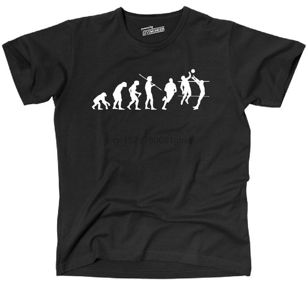 

t-shirt evolution volley ball net sport siviwonder- show original title