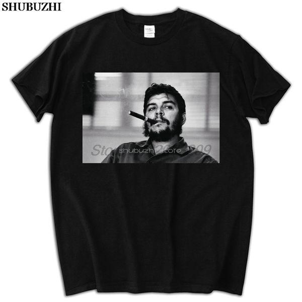 

revolutionary leader fashion icon che guevara smoked a cigarette logo t-shirts short sleeves fashion tshirt sbz5234