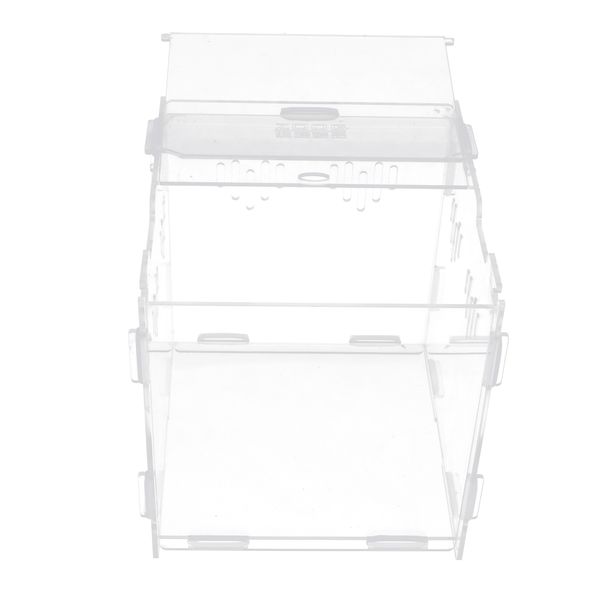 

transparent acrylic box insect spider reptile transport breeding feeding case