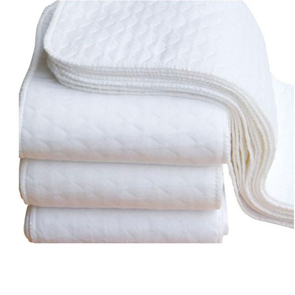 

cloth diapers 2pcs infant cotton baby diaper washable nappy care reusable absorbent health safe liners inserts 202jum26