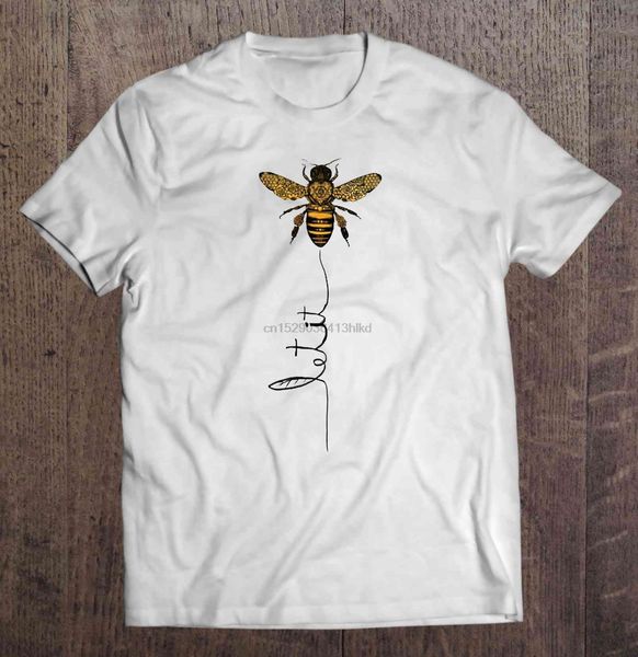 

men t shirt let it be hippie bee version women t-shirt