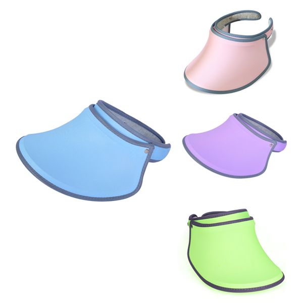 

uv outdoor summer hat and empty hat sun female beach vacation riding, Blue;gray