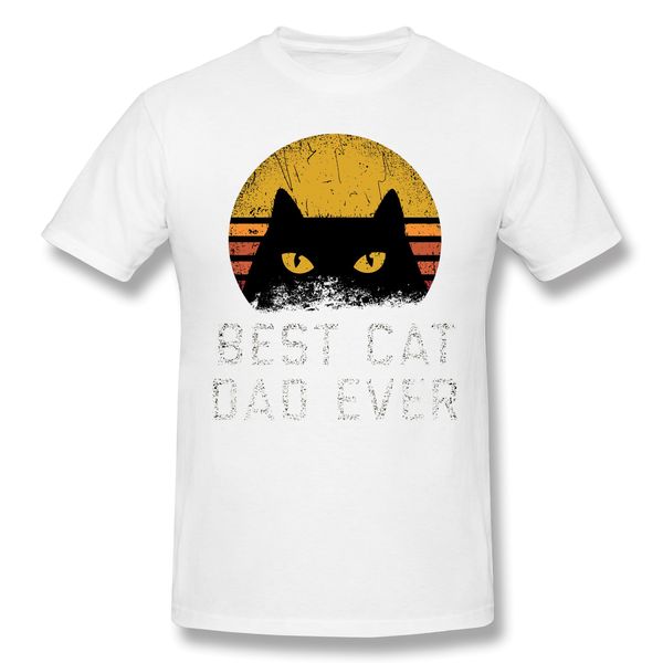 

cute cat father t-shirt men basic tee shirt funny design the cat father streetwear