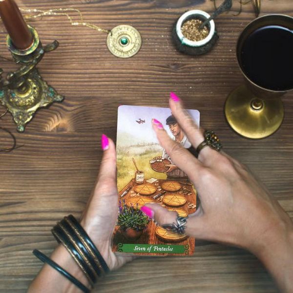 

78pcs set the green witch карты таро полный английский семейный партия игры аксессуары настольная игра таро карты dropshipping bbysim bwkf