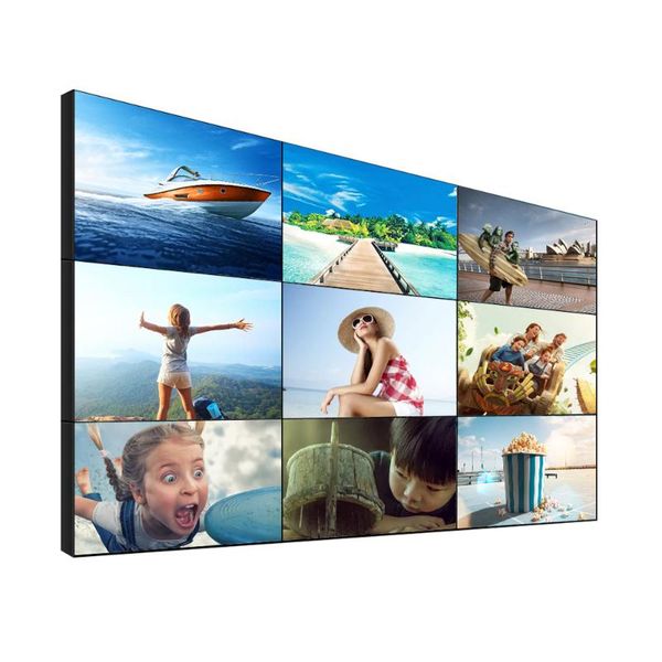 

lcd video wall 49 inch 3.5mm did bezel 3x3 2x2 types ultra narrow bezel monitor tv cctv room meeting room