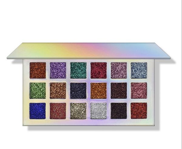 

wholesale make-up 18 color fantasy gold spring onion glitter eye shadow tray super shiny waterproof eye shadow quality good goods without l