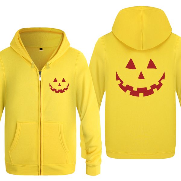 

lantern pumpkin hoodies men 2018 men's fleece zipper cardigans hooded sweatshirts