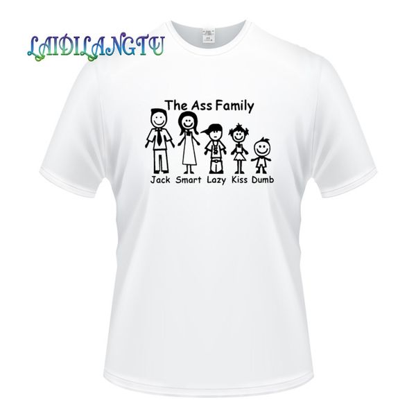 

лето новая мода одежда tshirt жопа семьи смешные уникальные мужчины хлопок o-образным вырезом футболка летняя одежда повседневная tshirt