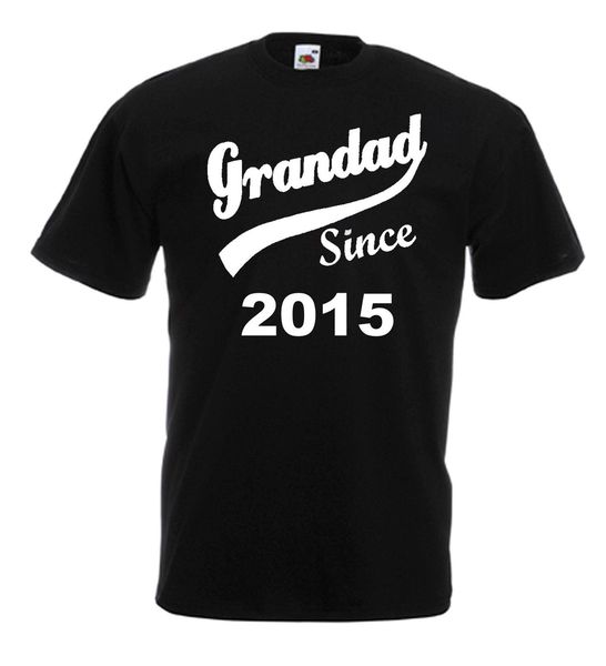 

grandad since t shirt athlete vest any year father's day christmas gift cool slim fit letter printed shirts