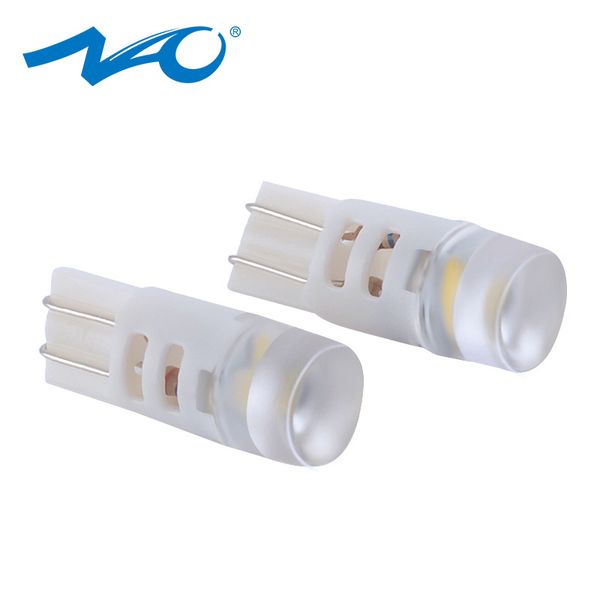 

nao 2x w5w 12v t10 led auto interior light 3014 chips t10 w5w led light for car clearance lights white turn signals motorcycles