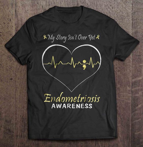 

men t shirt my story isn't over yet endometriosis awareness women t-shirt