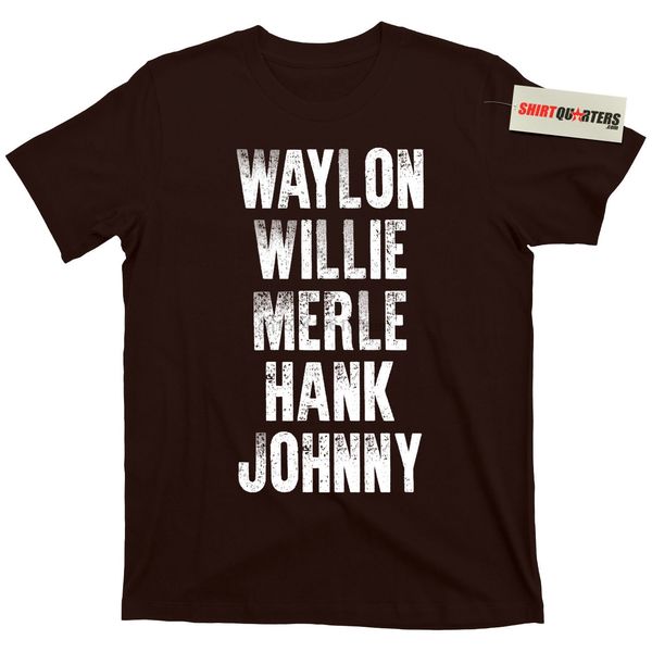 

hank williams jr highwaymen old dogs chris stapleton acoustic guitar tee t shirt