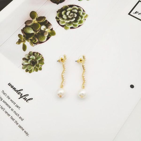 

dangle & chandelier 2021 arrivals gold earrings fashion jewelry wedding party gifts female accessories good quality, Silver