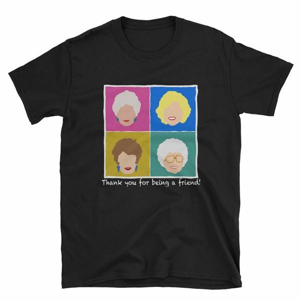 

the golden girls - short-sleeve t-shirt - exclusive design (black) casual tee shirt