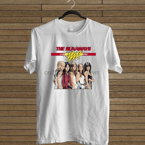 

живой альбом the runaways white t-shirt tee