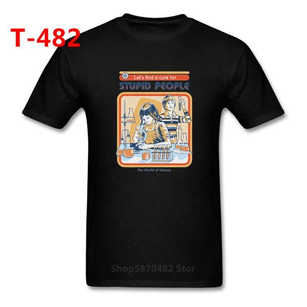

geek man t shirts a cure for stupid people t-shirts the world of science tshirt children graphic & tees 100% cotton