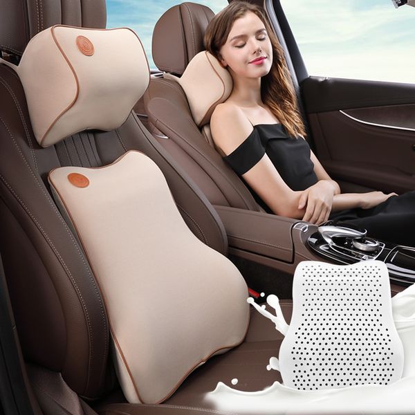 

automotive headrest neck pillow automotive headrest car mounted lumbar support pillow memory foam car back cushion mounted s