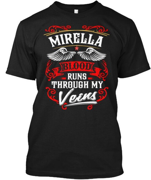 

mirella blood runs through my veins tagless tee t-shirt