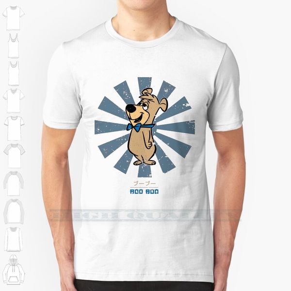 

boo boo retro japanese yogi bear custom design print for men women cotton new cool tee t shirt big size 6xl yogi