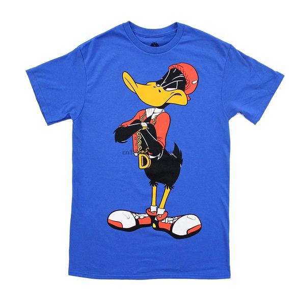 

looney tunes hip daffy duck front and back t-shirt