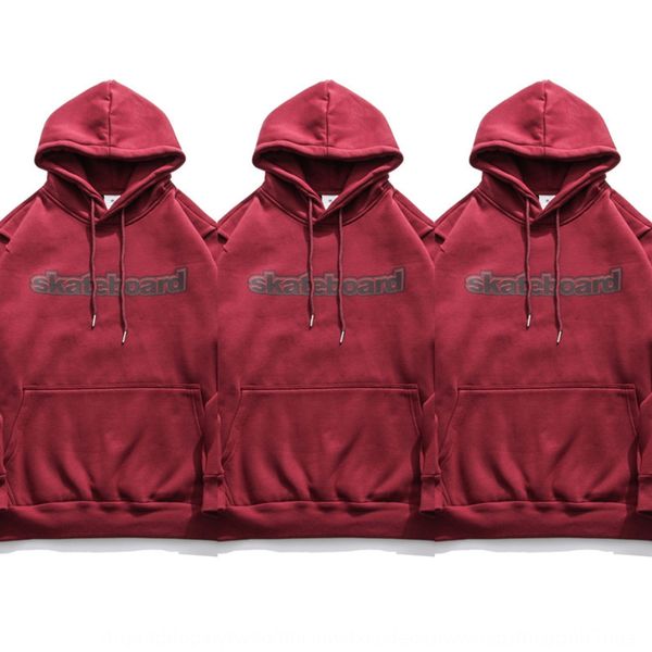 

heyhenry loose youth woolwool all-match fleece hooded male couple bf autumn ins fashion heyhenry loose youth sweater woolwool all-match flee, Black