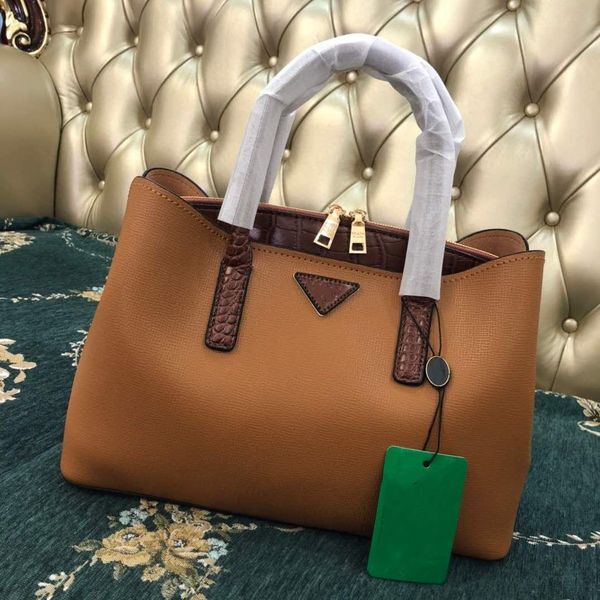 

дизайн дизайнер высокого качества новый стиль кожа коровы с крокодиловой кожи женщин сумка моды универсальный сумочку с пятью цветами inclin