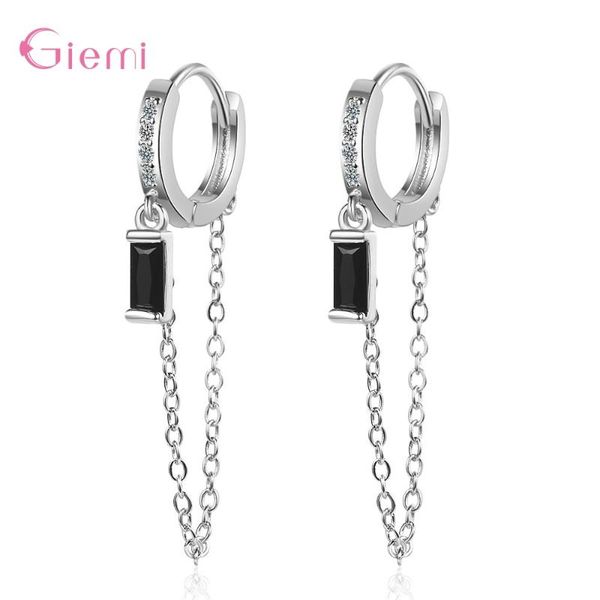 

hoop & huggie est models romantic genuine 925 sterling silver cute exquisite earrings for women luxury jewelry accessory party, Golden;silver