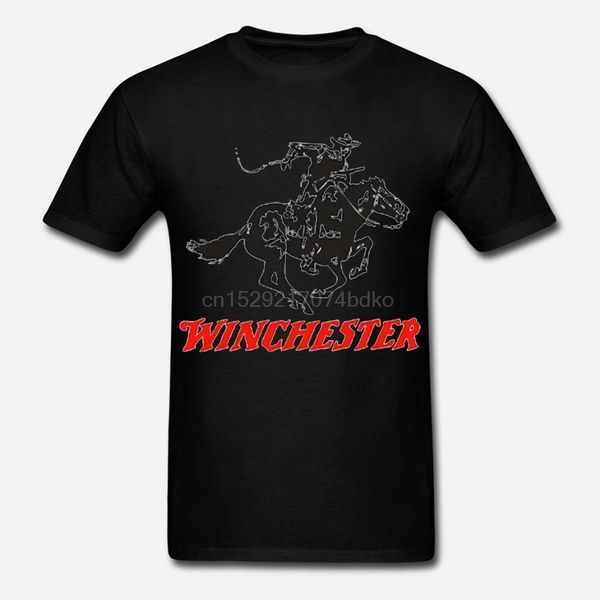 

new winchester gun pistols riffle firearms logo men grey t-shirt size s-5xl