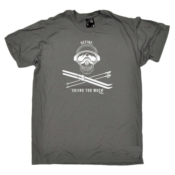 

skiing ski t-shirt funny novelty mens tee t shir active shorts t shirt 2020 new fashion men casual brand clothing t-shirt