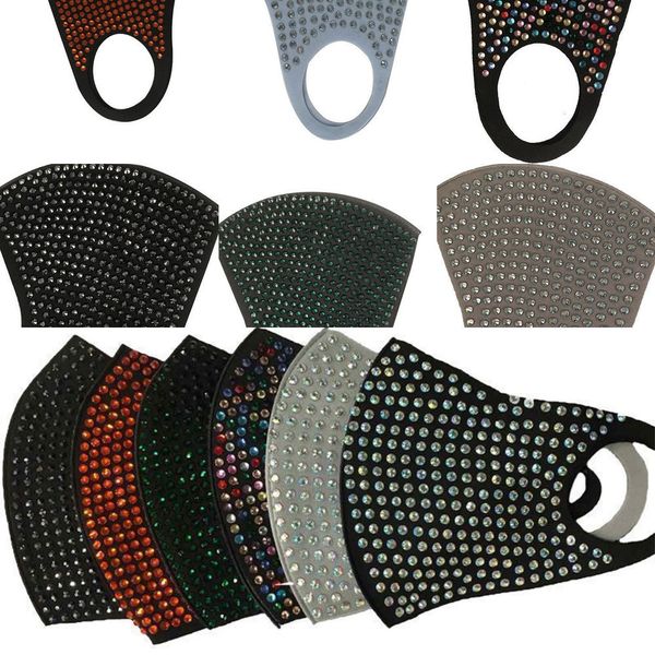 

алмазный bling bling пыле защитная маска моды рм2,5 mouth маски моющийся многоразовый fi8e