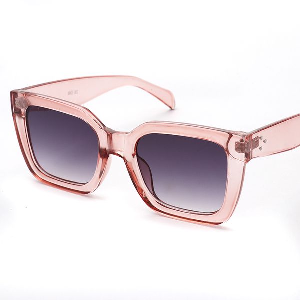 

marc new brand square goggles trendy design mens classic gradient sunglasses pink women rivet sun glasses vintage shades, White;black