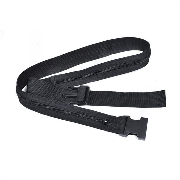 

2019 new designed travel anti theft wallet belt with secret compartment hiding stash money belt waterproof adhesive belt bag