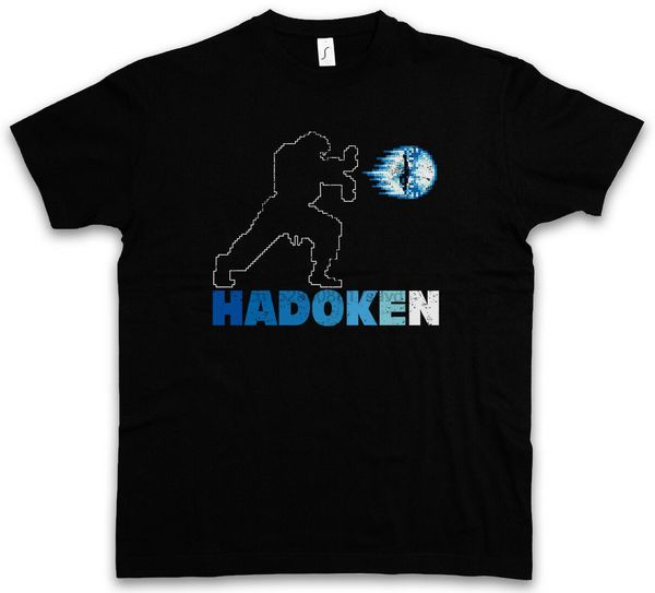 

hadoken ii tshirt street game fighter special attack ryu ken super