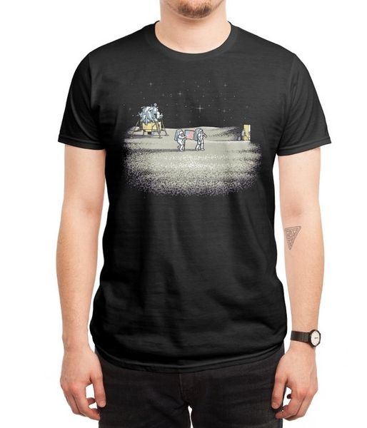 

new men casual printed t shirt not as far as you think short sleeve t-shirts tee