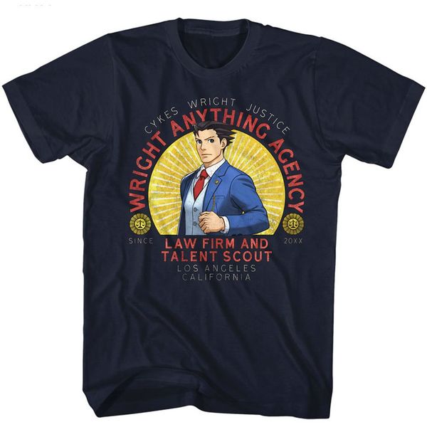 

ace attorney wright anything navy front_back t-shirt tee