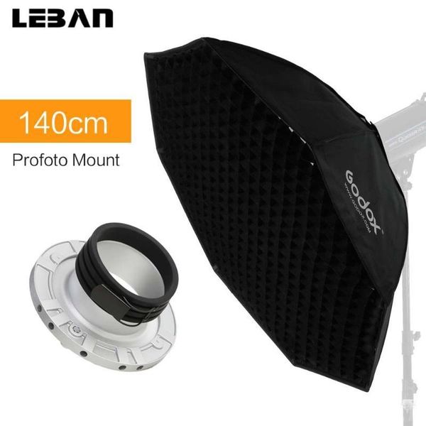 

godox pro 140cm 55 studio octagon honeycomb grid softbox reflector softbox with profoto mount for studio strobe flash