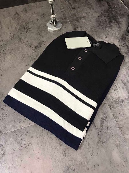 

mens sweaters 2020 autumn & winter new male fashion letter embroidery lapel neck sweater male casual sweatshirts size -xl, White;black