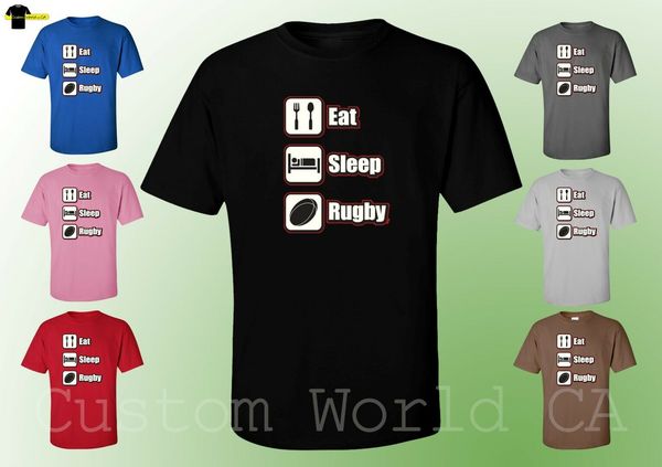 

men t-shirt - eat sleep rugby new design men tee