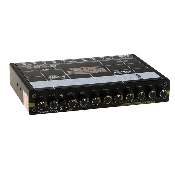 

eq7 car audio equalizer eq front sub output 10-14.4v dc