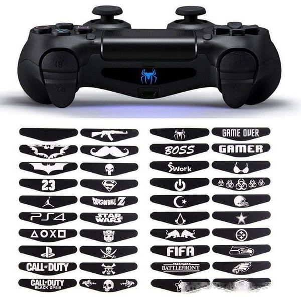 

game light bar vinyl stickers decal skin led lightbar film for sony ps4 playstation 4 dualshock 4 controller game accessories