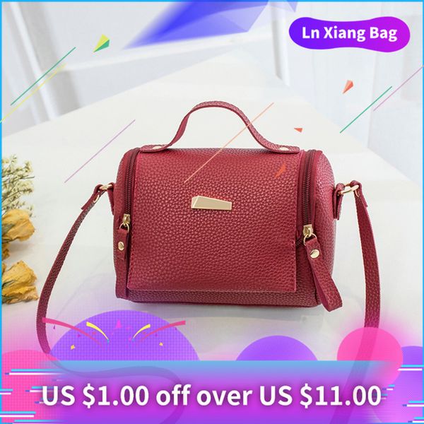 

fashion lady shoulders versatile pillow shape bag letter purse mobile phone messenger bag women leather handbags 2020 small bags